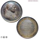 Ancient Coins - Papal States, Pope GREGORY XVI, Cappellari, Silver Medal, 1841, Opus P. Girometti, G. Cerbara, EF (55/70), EXTREMELY RARE, (Boccia 142) / medals for sale