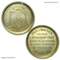 World Coins - France Florian-Jules-Félix Desprez archbishop of Toulouse SILVER MEDAL VERMEIL 1868 VERY RARE (RRR) World medal for sale