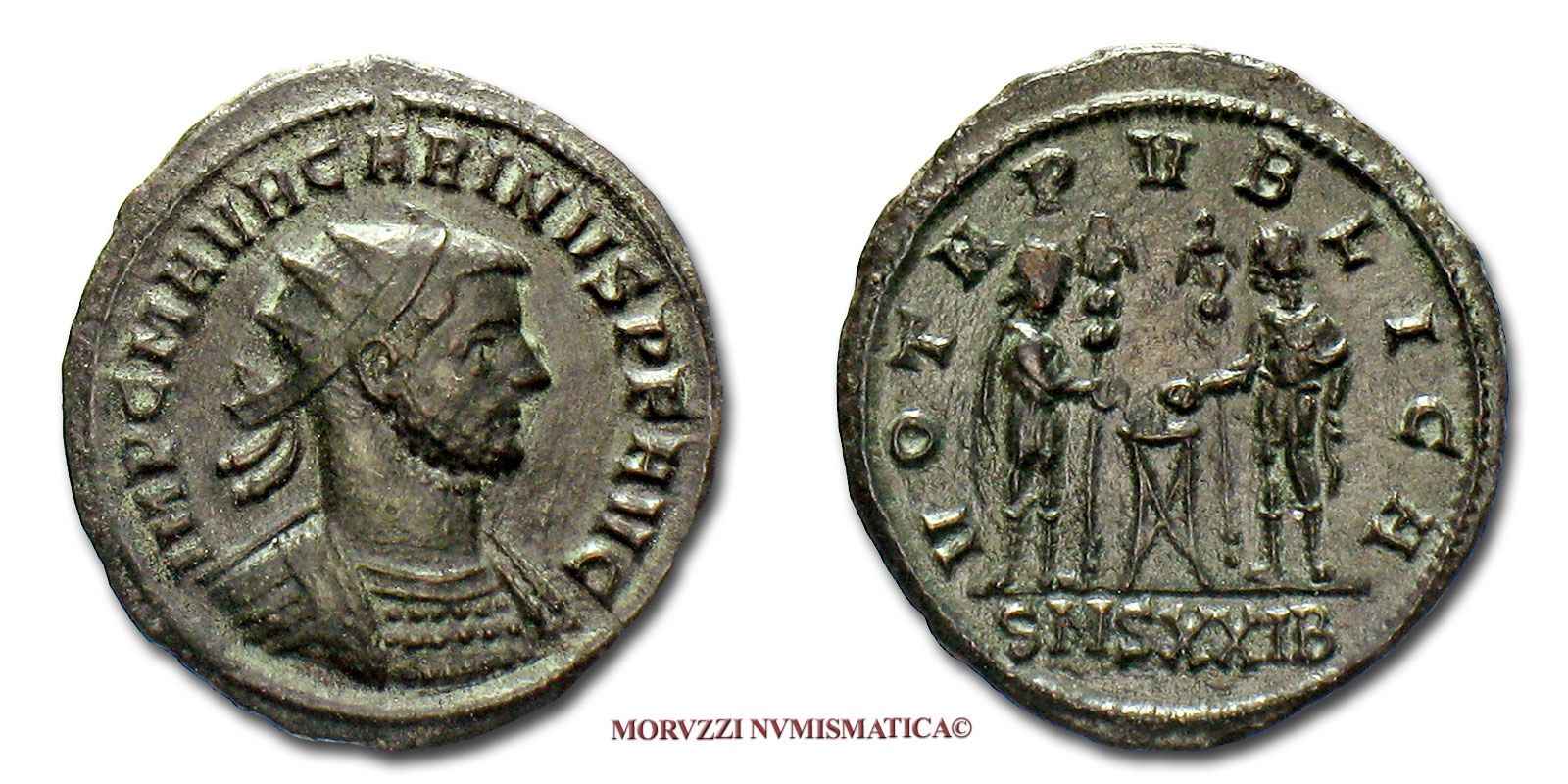 Carinus BILLON ANTONINIANUS 283-285 AD VOTA PVBLICA