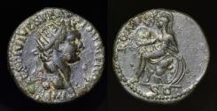 Ancient Coins - TITUS. Æ. Dupondius. ROME. 79-81 AD Rare.