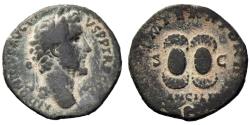 Ancient Coins - ANTONINUS PIO. Æ. As. Oval shields.