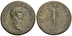 Ancient Coins - CLAUDIUS. Æ. Sestertius. / SPES.   41 d. c.