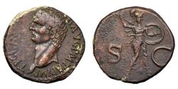 Ancient Coins - CLAUDIUS. Æ. As. MINERVA. 41 AD