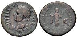 Ancient Coins - VITELLIUS. Æ. As. LIBERTAS. (Tarraco) 69 AD