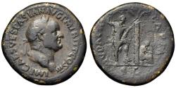 Ancient Coins - VESPASIAN. Æ. Sestertius. Judea Capta. 71 AD. Rare.