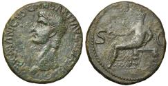 Ancient Coins - CALIGULA. Æ As. VESTA. 37 AD