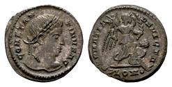 Ancient Coins - Constantine I the Great AD 307-337. AE silvered Follis (19 mm, 3.18 gram) London c. 324