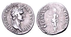 Ancient Coins - Nerva 96-98. AR Denarius (18 mm, 3.23 gram) Rome 96