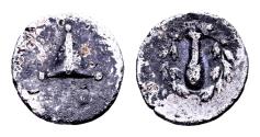 Ancient Coins - Cappadocia, Eusebia. AR Diobol (?) (13mm, 1.13 gram) Late 2nd-1st centuries BC