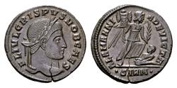 Ancient Coins - Alamannia Devicta - Crispus Caesar AD 316-326, AE Follis n(19 mm, 3,00 g) Sirmium 324-25
