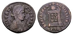 Ancient Coins - Crispus Caesar 316-326. AE Follis (19 mm, 2.83 gram) Trier 323