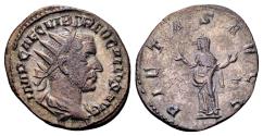 Ancient Coins - Trebonianus Gallus AD 251-253, AR Antoninianus (21mm, 3.27 g) Rome
