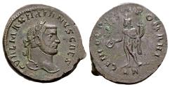 Ancient Coins - Galerius Caesar AD 293-305. AE Follis (27 mm, 10.73 gram) Lugdunum circa 295