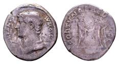 Ancient Coins - Hadrian 117-138. AR Denarius (18 mm, 2.85 gram) Rome