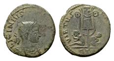 Ancient Coins - Licinius II Caesar 317-324. AE Imitative ("Barbarous") Follis (17 mm, 1.73 gram) Trier