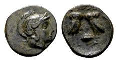 Ancient Coins - Attica, Athens. AE (16 mm, 2.49 gram) ca. 322-307 BC