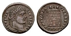 Ancient Coins - Constantine I the Great AD 307-337. AE Follis (20mm, 3.44 gram) Cyzicus AD 325-327