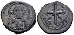 Ancient Coins - Anonymous AE Follis (25 mm, 7.70 gram) “Class I”, attributed to Nicephorus III AD 1078-1081, Constantinopolis
