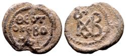 Ancient Coins - Abramios. Byzantine lead seal (26 mm, 11.32 gram) 6th-7th centuries