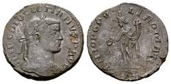Ancient Coins - Diocletian AD 284-305, AE Follis (26 mm, 10.43 gram) Lugdunum 298