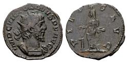 Ancient Coins - Victorinus 269-271. AE Silvered Antoninianus (20 mm, 2.62 gram) Trier