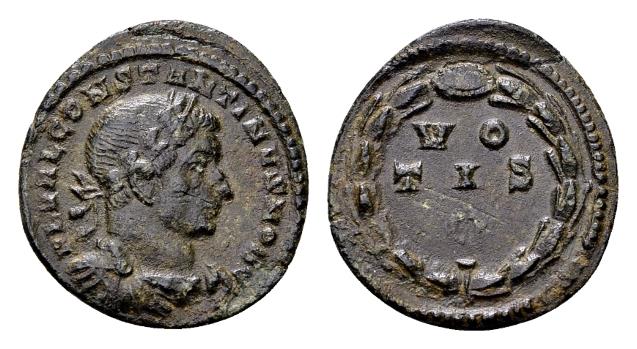 Constantine The Great Caesar 306 307 Ad Ae Follis 17mm 1 Gram Trier 307