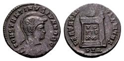 Ancient Coins - Constantine II Caesar 317-337. AE Follis (18 mm, 2.59 gram) Trier 321