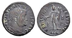 Ancient Coins - Galerius 305-311. AE Follis (23 mm, 6.20 gram) Alexandria circa 308-310