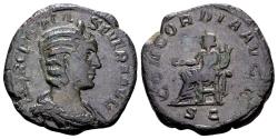 Ancient Coins - Otacilia Severa, wife of Philip I AD 244-249. AE Sestertius (30 mm, 18.38 gram) Rome