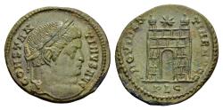 Ancient Coins - Constantine the Great AD 307-337, AE Follis (19mm, 3.31 gram) Lugdunum 324-25