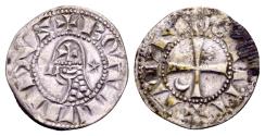 World Coins - Crusaders, Antioch. Bohemond III. AD 1163-1201, AR Denier (18mm, 0.86 gram) Class C