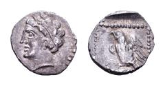 Ancient Coins - Cilicia, Uncertain mint. AR Obol (11 mm, 0,53 gram), 4th century BC