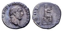 Ancient Coins - Vitellius 69, AR Denarius (19 mm, 3.02 gram) Rome