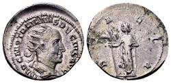 Ancient Coins - Trajan Decius AD 249-251, AR Antoninianus (22mm, 4.31 gram) Rome
