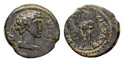 Ancient Coins - Lydia, Magnesia ad Sipylum. Marcus Aurelius Caesar 139-161. AE (17 mm, 1.90 gram)