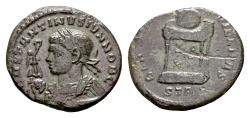 Ancient Coins - Constantine II Caesar 317-337. AE Follis (18 mm, 2.12 gram) Trier 322