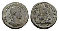 Ancient Coins - Constantine II Caesar 317-337. AE Follis (19 mm, 2.89 gram) Sirmium 324-325