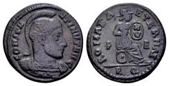 Ancient Coins - Constantine the Great AD 307-337, AE Follis (19 mm, 2.94 gram) Rome circa AD 318-19