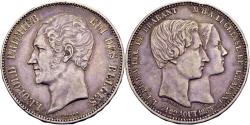 World Coins - Belgium. Leopold I 1831-1865. AR 5 Franc (38mm, 24.93 gram) Brussels mint, 1853