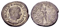 Ancient Coins - Severus Alexander AD 222-235, AR Denarius (20mm, 2.79 gram) Rome 231-35