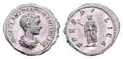 Ancient Coins - Diadumenian as Caesar 217-218. AR Denarius (20 mm, 3.05 gram) Rome