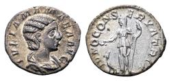 Ancient Coins - Julia Mamaea, mother of Severus Alexander AD 222-235, AR Denarius (19 mm, 2.69 gram) Rome