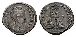 Ancient Coins - Crispus Caesar 316-326. AE Follis (19 mm, 3.50 gram) Trier 320-21