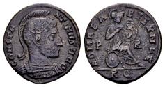 Ancient Coins - Constantine the Great AD 307-337, AE Follis (19 mm, 3.02 gram) Rome circa AD 318-19