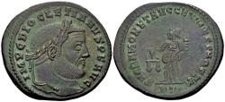 Ancient Coins - Diocletian AD 284-305, AE Follis (27mm, 11.80 gram) Ticinum c. 300-303