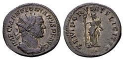 Ancient Coins - Florian 276. AE Antoninianus (22 mm, 3.87 gram) Lugdunum (Lyon) July AD 276