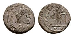 Ancient Coins - Majorian 457-461. AE Nummus (13 mm, 2.10 gram) Ravenna