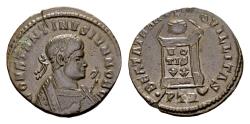 Ancient Coins - Constantine II Caesar AD 317-337, AE Follis (18 mm, 2.50 gram) Trier 323