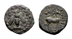 Ancient Coins - Ionia, Ephesos. AE (12 mm, 1.16 gram) circa 3rd century BC, Euthykrates, magistrate