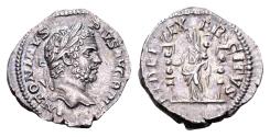 Ancient Coins - Caracalla 198-217. AR Denarius (19 mm, 3.40 gram) Rome 211